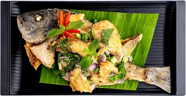 Larb Pla Tod (Larb Fried Fish)