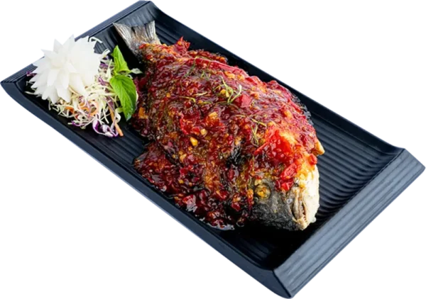 Pla Rad Prig (Fish in Sweet Chilli Sauce)